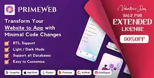 Prime Web - Convert Website to a Flutter App 1 Prime web to app